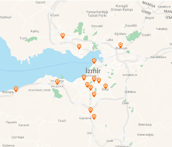 avrupadent map